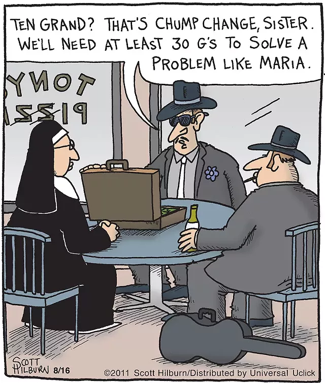 THE ARGYLE SWEATER ©2011 SCOTT HILLBURN. DIST. BY ANDREWS MCMEEL SYNDICATION. REPRINTED WITH PERMISSION. ALL RIGHTS RESERVED.