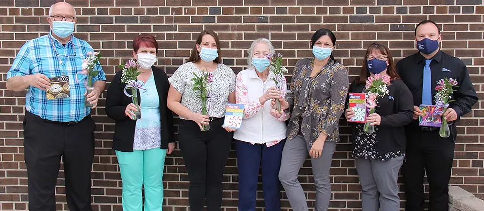 SeaComm gifts puzzles and flowers to local nursing home residents - COURTESY IMAGE