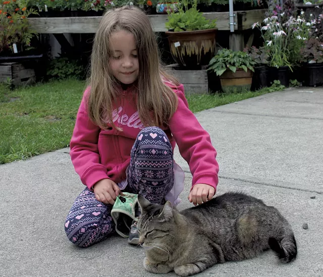 May Tadlock and Ni the cat - MELISSA PASANEN