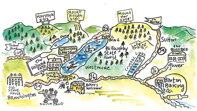 An illustration of Routly's travels by Lauren-Glenn Davitian - COURTESY OF LAUREN-GLENN DAVITIAN