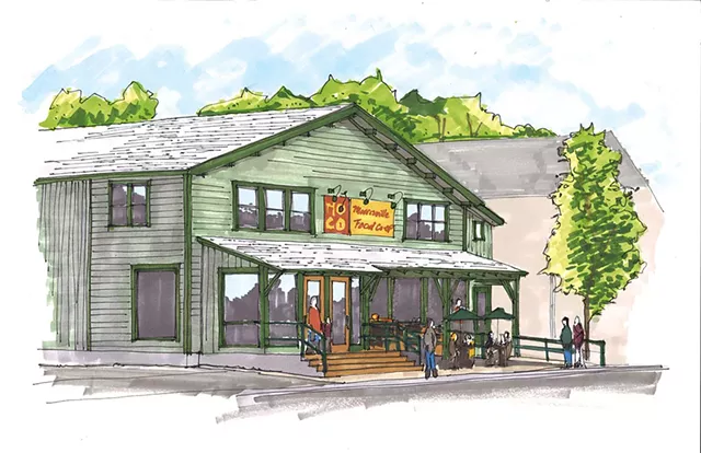 Morrisville Food Co-op rendering