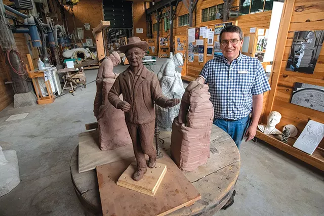 Vermont Granite Museum director Scott McLaughlin - JEB WALLACE-BRODEUR