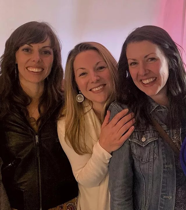 Farmhouse Sisters Jessie Upson, Katie Meyer and Lindsay Beer. - DANIELLE VISCO | COURTESY OF CRAFTSBURY FARMHOUSE