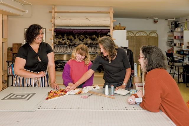 From left: Kaya Binti, Anjelica Carroll, Karen Freeman and Rebecca McDonald - OLIVER PARINI