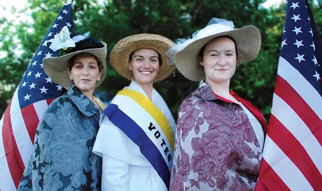 From left: Kathryn Blume, Sarah Mell and Julia Sioss - COURTESY OF LAURA ROALD