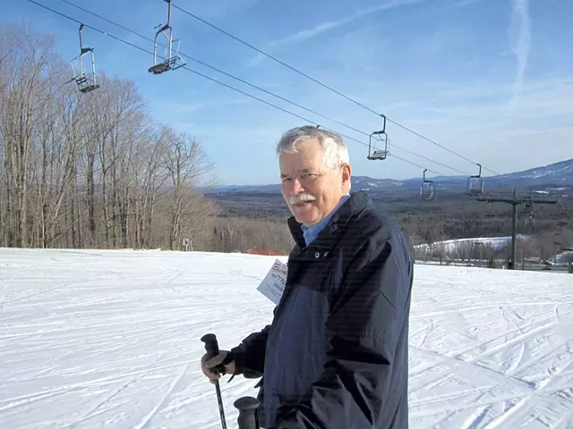 Bill at Bromley Mountain - COURTESY OF THE PENNEBAKER FAMILY