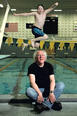 Allan Nicholls with son David - MATTHEW THORSEN