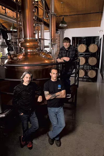 From left: Alex von Pfeiffer, Ryan Scheswohl and Glen Sauer - GREG NESBIT