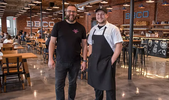 Joe Lemnah (left) and John Roettenger of Burlington Beer - DARIA BISHOP