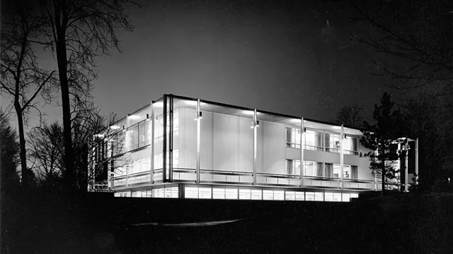 Edward Clark Crossett Library, 1959 - COURTESY OF EZRA STOLLER