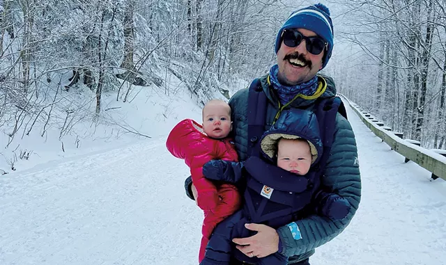 Grant Wieler with his children - COURTESY