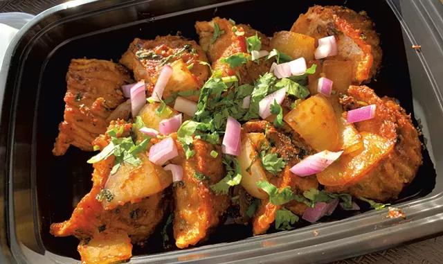 Chili momo from Maya's Mini Mart & Deli - MELISSA PASANEN