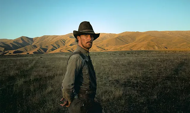 UNeasy rider Cumberbatch plays a troubled Montana rancher in Campion's compelling literary adaptation. - COURTESY OF KIRSTY GRIFFIN/NETFLIX