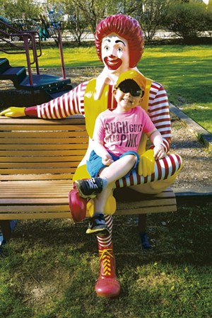 Sammy Kingsley at the Ronald McDonald House in Burlington - COURTESY PHOTO