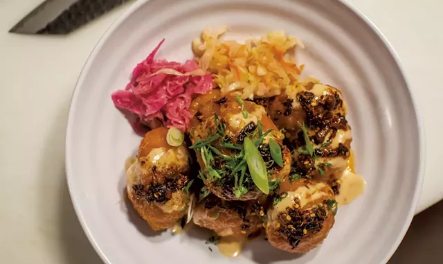 Buffalo cauliflower "wings" - LUKE AWTRY