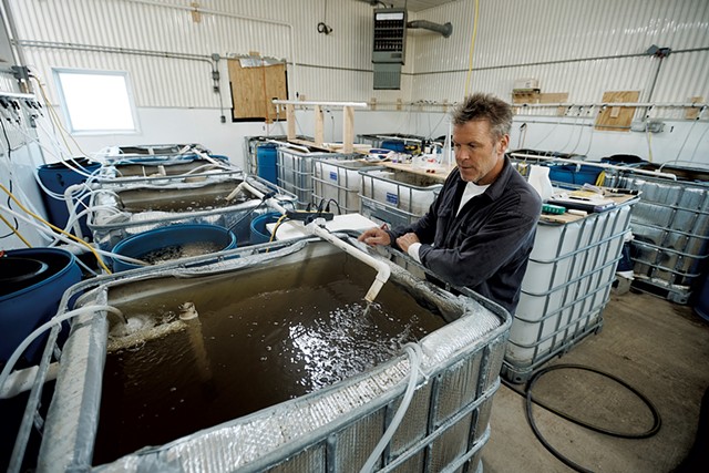 John Brawley of Sweet Sound Aquaculture in 2019 - FILE: BEAR CIERI