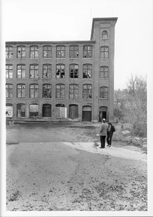 Champlain Mill before construction, April 1981 - COURTESY