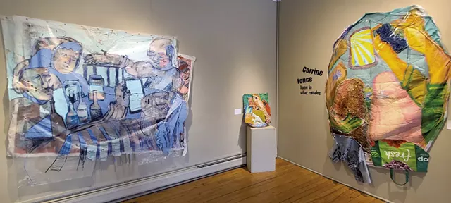 Corrine Yonce's "Voices of Home" exhibit at the Chandler Center for the Arts - JORDAN ADAMS ©️ SEVEN DAYS