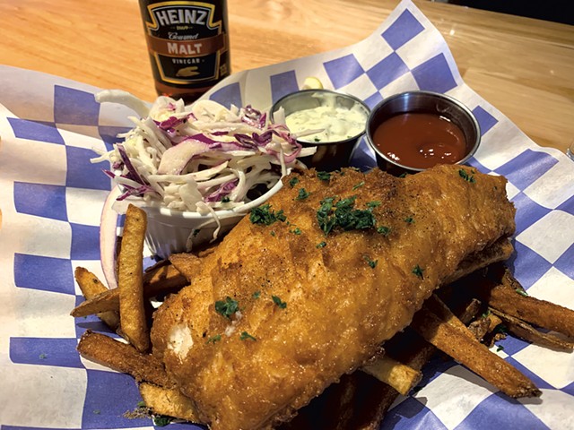Fish and chips at the Drake Bar and Kitchen - MELISSA PASANEN