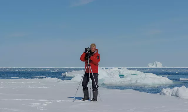 Stephen Gorman 450 miles above the Arctic Circle - COURTESY OF STEPHEN GORMAN