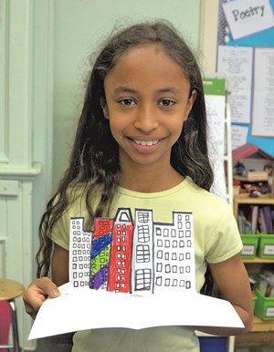 A Think 3D! student in Brooklyn, New York - COURTESY OF THINK 3D!
