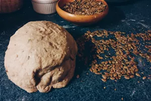 Dough and seeds - ERINN SIMON