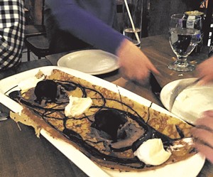 The Ecstacy cr&ecirc;pe at Le Billig