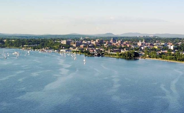 The Burlington skyline from Lake Champlain - JAMES BUCK