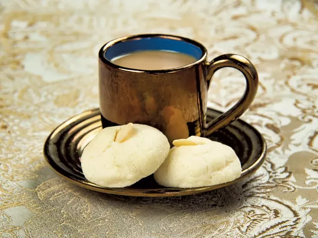 Swedish vanilla dream cookies and coffee - ANDY BRUMBAUGH
