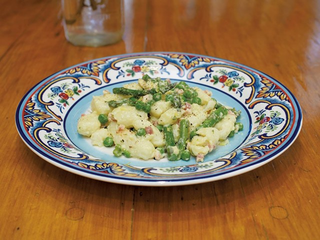 Gnocchi With Spring Vegetables - ANDY BRUMBAUGH