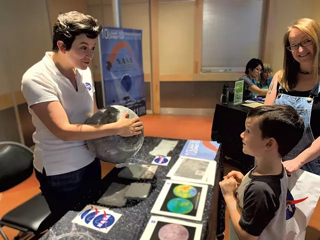 Learning about the moon at ECHO