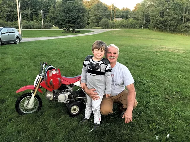 Wyatt and Papa Bud - COURTESY OF AMANDA GILMAN-BOGIE