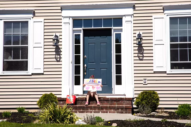 A sign for Matilda's birthday - CAT CUTILLO
