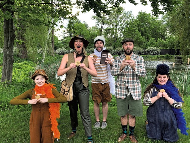 The cast of A Year With Frog and Toad at Shelburne Museum - CAITLIN DURKIN
