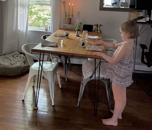 Setting the table for dinner - COURTESY OF MEREDITH BAY-TYACK