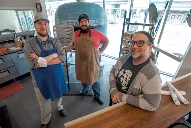 From left: Wilson Ballantyne, Stefano Coppola and Chris Ruiz - JEB WALLACE-BRODEUR
