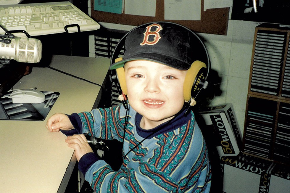McGehee's son, Tom, in the studio at 4 years old - COURTESY