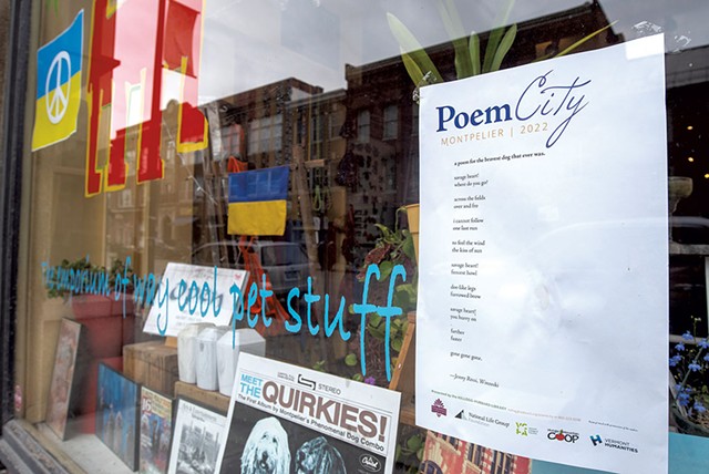 A poem in a window - JEB WALLACE-BRODEUR