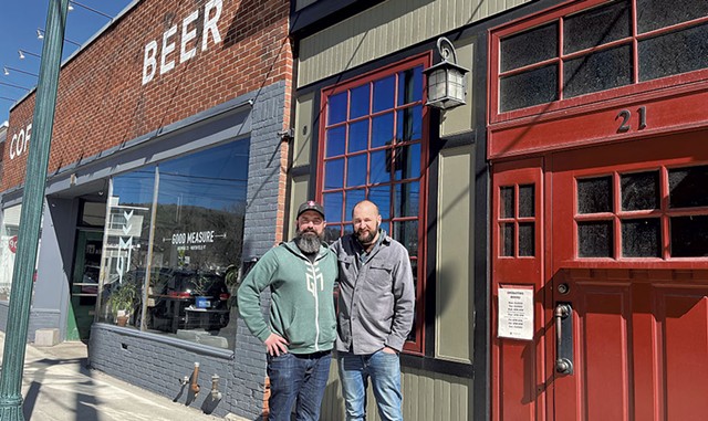 Scott Kerner (left) and Andrew Leichthammer of Good Measure Brewing - COURTESY