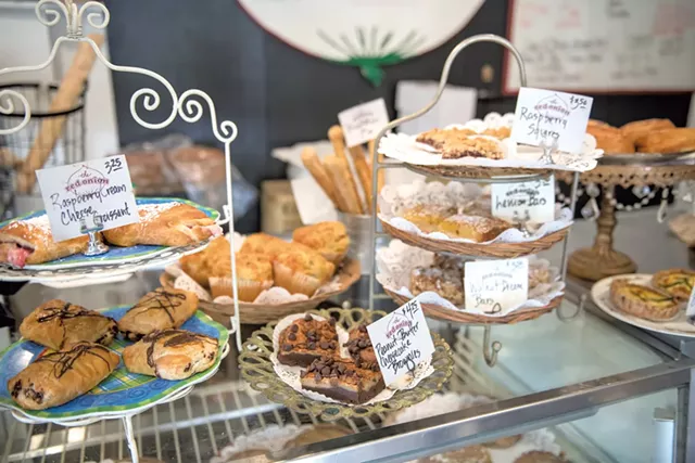 Baked goods at Red Onion Café - DARIA BISHOP