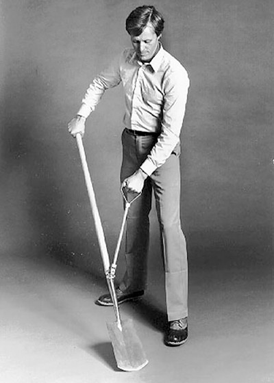 Will Raap in a photo for the 1982 Gardener's Supply catalog - COURTESY