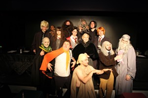 Cast of the "Harry Potter" roast at Vermont Comedy Club - COURTESY