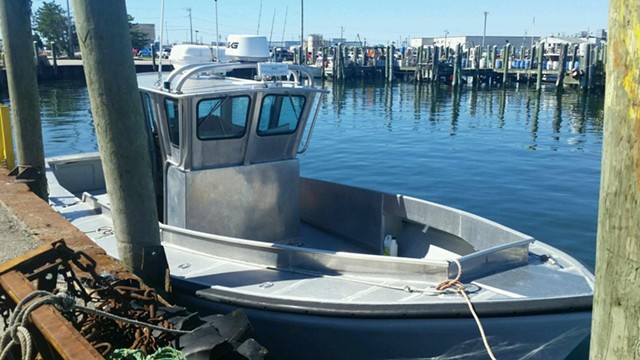 The boat in which Carman is accused of murdering his mother in 2016 - COURTESY: U.S. COAST GUARD