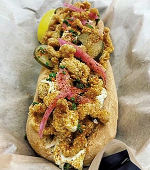 Pioneer Lakeshore Caf&eacute;'s fried clam roll - COURTESY
