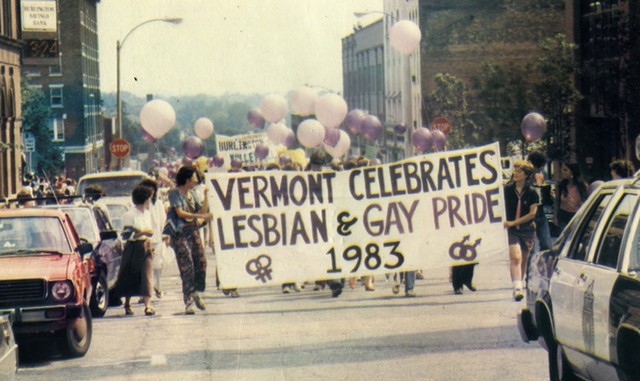 Pride March 1983 - COURTESY OF LEAH WITTENBERG