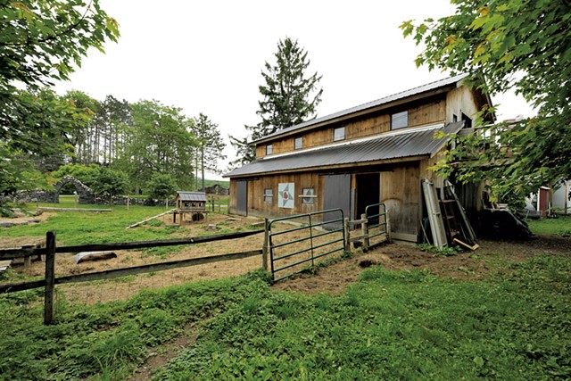 The barn at Alvin's home in Morrisville - BEAR CIERI