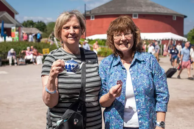 Anne (left) and Martha, both from Colchester - LUKE AWTRY