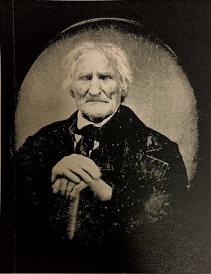 Daguerreotype of James Wilson, made toward the end of his life - COURTESY OF THE BRADFORD HISTORICAL SOCIETY