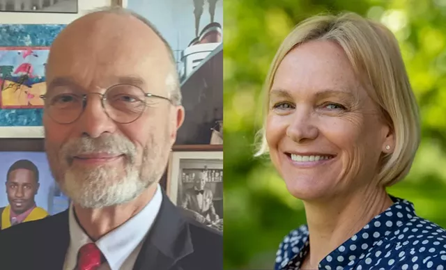 Erhard Mahnke and Martine Gulick - COURTESY OF CANDIDATES