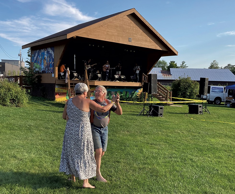Dancing at Oxbow Park in Morrisville - SALLY POLLAK